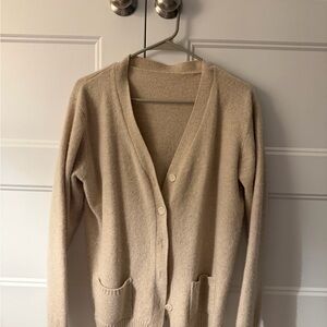 Brandy Melville Tan Cardigan Sweater